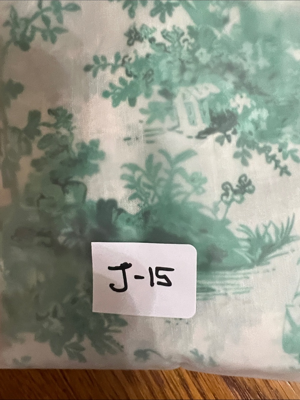 Gianni Bini White and Green Toile Sarong (Bathing Suit Bottom Cover up) - Picture 7 of 7